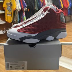 New Jordan 13 Gym Red Flint Grey Size 9 