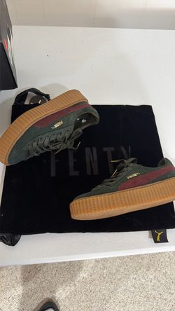 Rihanna Puma Fenty sneakers women size 7.5 suede creepers