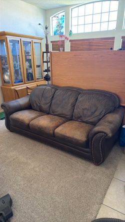 Leather couch