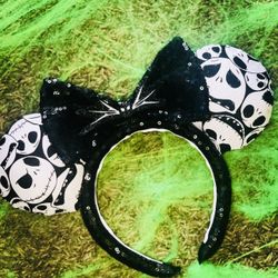  Minnie Mouse Ears  The Nightmare Before Christmas 