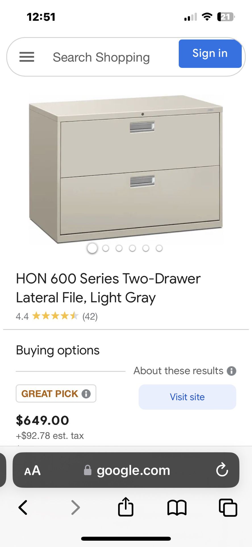 High Class Office Filling Cabinets 