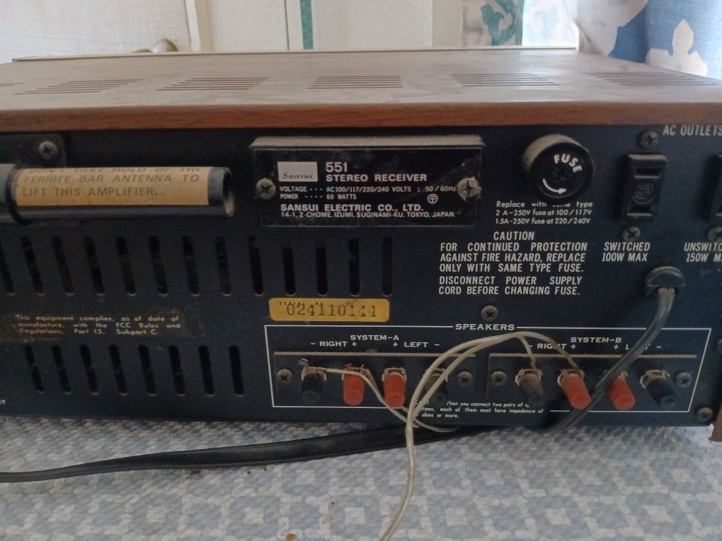 Vintage Sansui Receiver.. Call