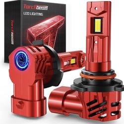 Torchbeam 90 06/HB 4 65000LM Ultra-Focused LED Bulbs, 6500K White, Plug & Play, 12X Brighter, Pack of 2  Brand Torchbeam Light Source Type LED Color T