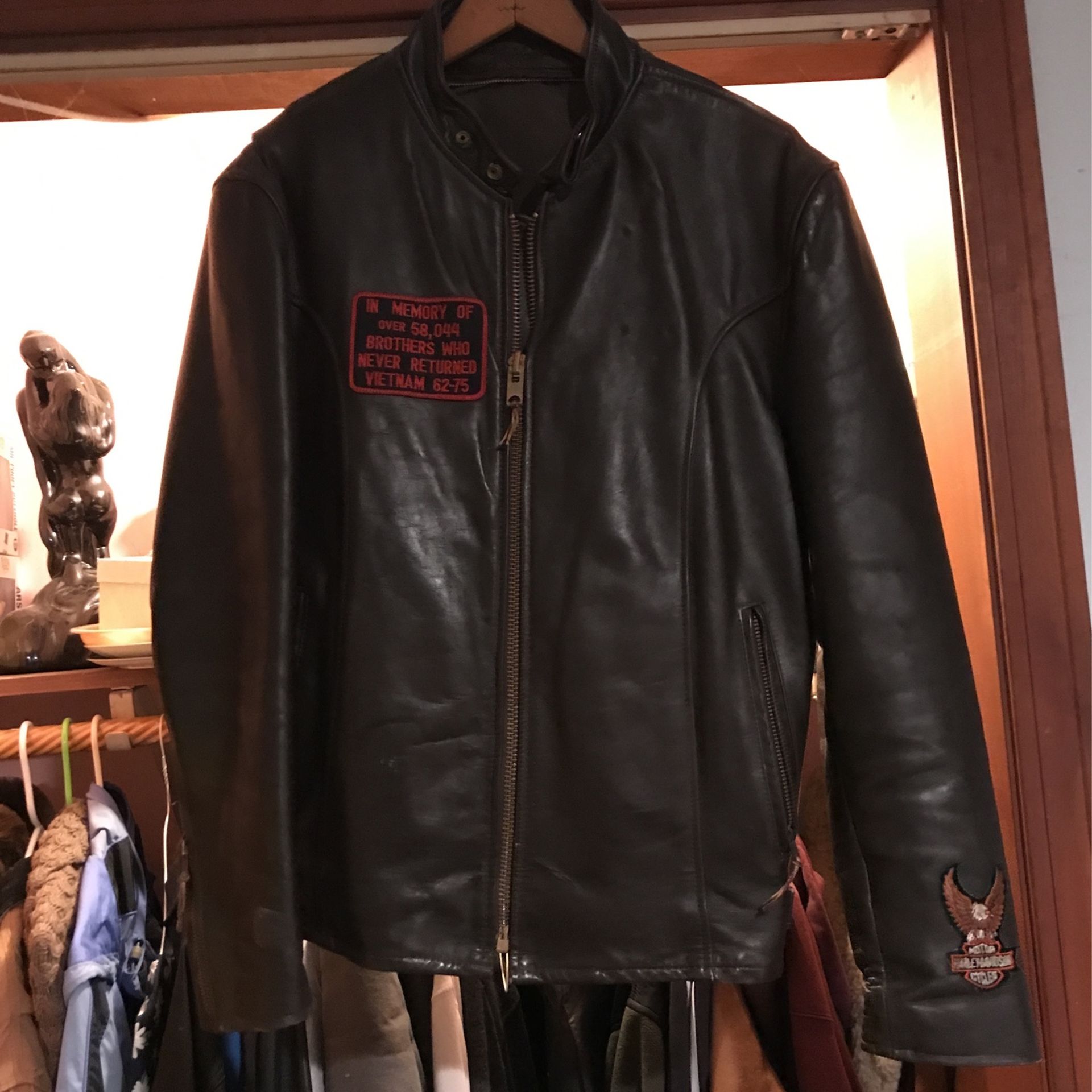 Leather jacket