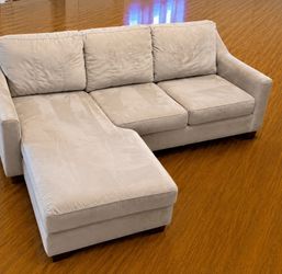 +FREE DELIVERY INCLUDED Tan Sectional Couch Sofa