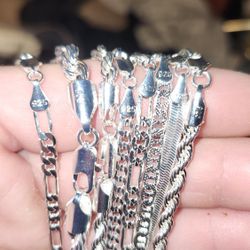 925 Silver Chains 24,20,18 Inch