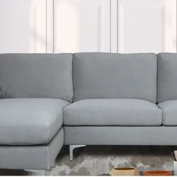Gray Sectional Couch. (Moving Need to Go Fast)
