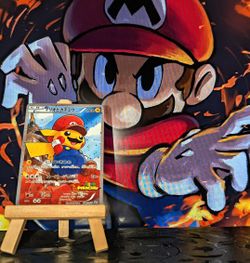 Pokemon Mario Pikachu 294/XY Custom Made