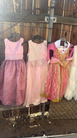 Pink girls dress size like 6or7