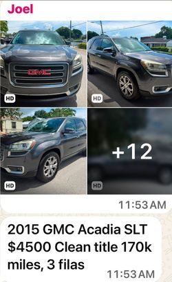 2014 GMC Acadia slt
