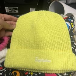 NEW SS22 Supreme Beanie Light Lime