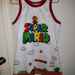 Super Mario Bros. Nintendo Headgear Classics Authentic Jersey Size M NWT