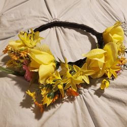 Girls Flower Head Piece