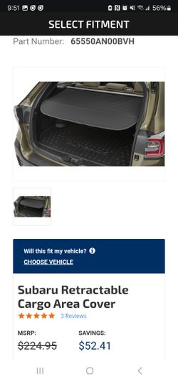 2021 - 2025 Subaru Outback Cargo Cover