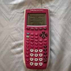 Ti-84 Plus C Silver Edition Graphing Calculator - Pink