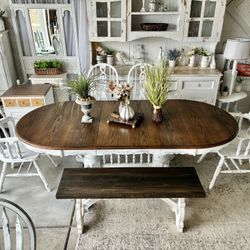 Dining / Kitchen Table + Chairs / Bench
