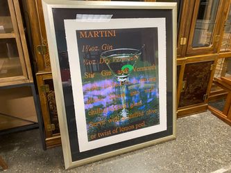 Original Martini Lithograph