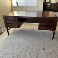 Mid Century Modern Danish Teakwood Executive Desk
