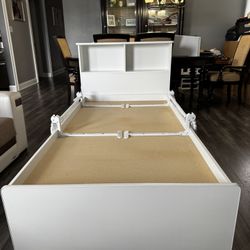 Twin Bed With Headboard And Guard Rails