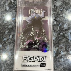 FigPin Disney Villains Ursula #754 .  Brand new factory sealed. 