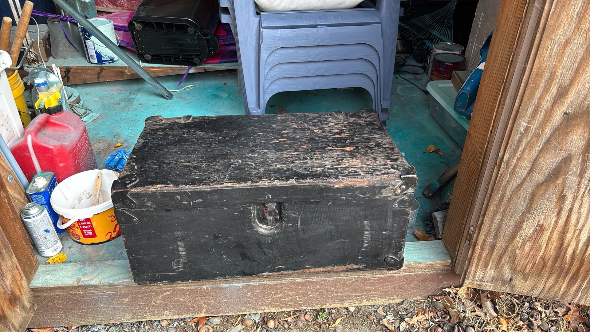 WWII, Military Vietnam,? Foot Locker,USA,,Army,Air Force,Navy,USMC,ammo Chest, Military,WoodenTrunku