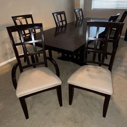 Large Dark Cherry Dining Table