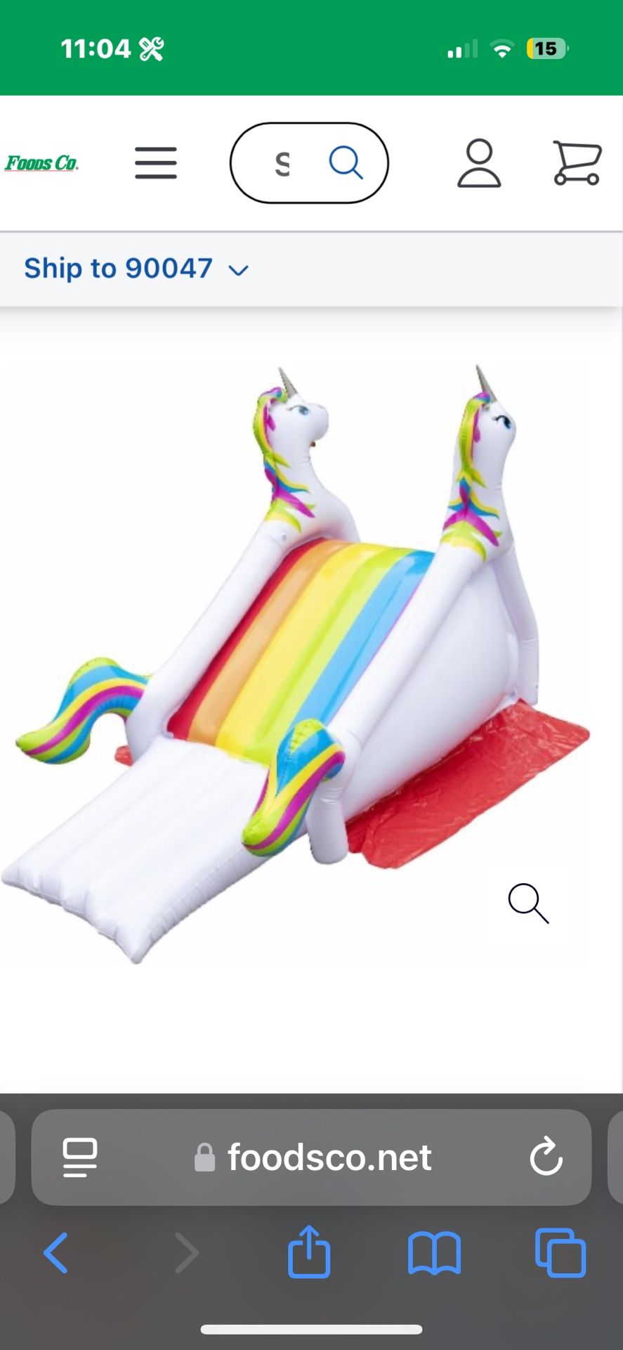 Giant Inflatable Unicorn 🦄 Slide