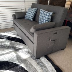 FUTON SOFA BED USB PORT 🔥‼️