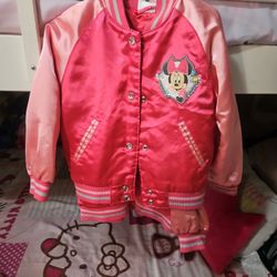 2 Minni Mouse Jacket Size 4t And 5/6t