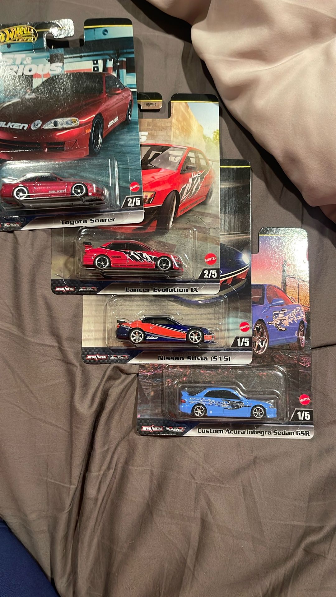HOT WHEELS FAST AND FURIOUS Mixed Lot Of 4
