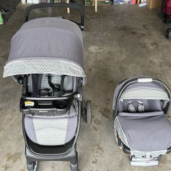Chicco Bravo Key Fit 30, stroller and Infant Car Seat Combo Set 
