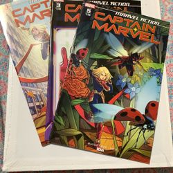 Marvel Action: Captain Marvel, Issues 3, 4, & 4