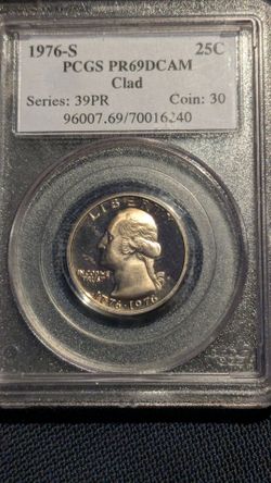 1976 PR69 DCAM Bicentennial Quarter