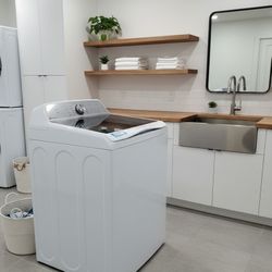 GE PROFILE  WASHER( 4.9 cu) & DRYER (7.4 cu) TOGETHER ONLY