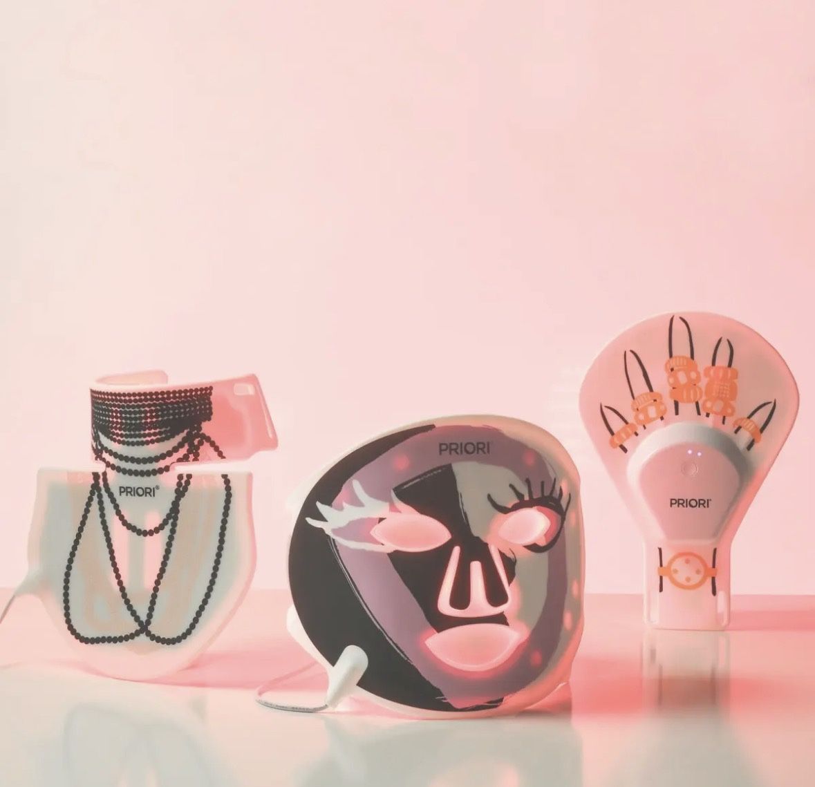 Priori Unveiled Red Light Therapy Décolleté Neck Mask