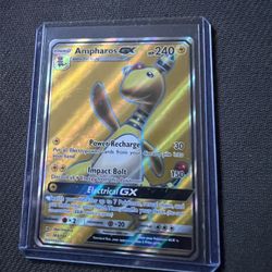 Pokemon Cards Team-Up Ampharos GX Full Art