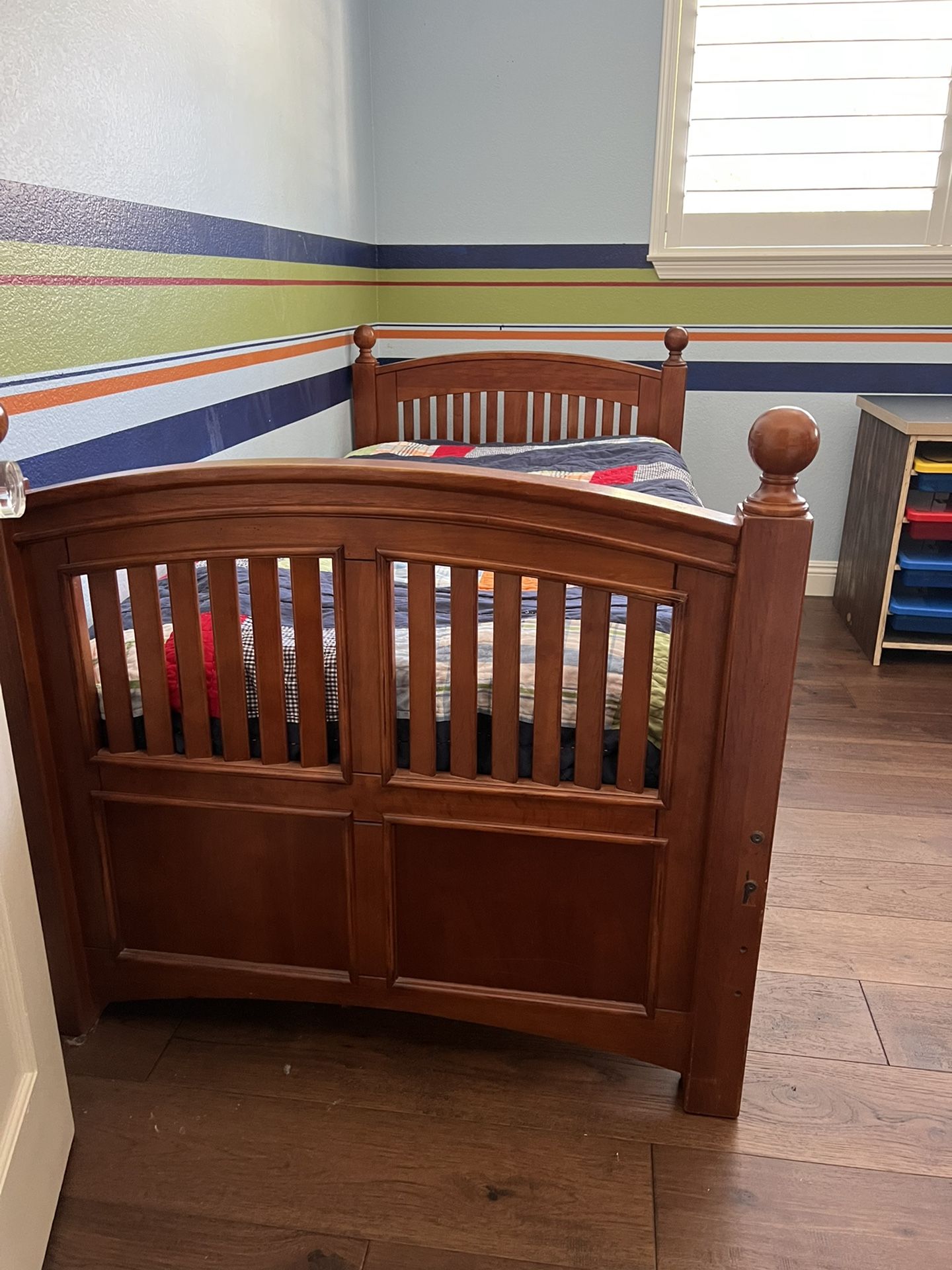 Wood Twin Bed