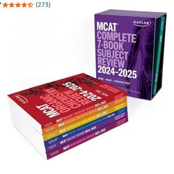 MCAT Kaplan Books 