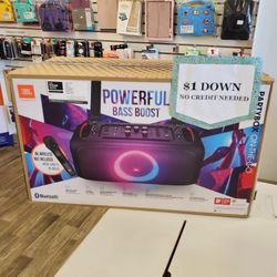 Brand New JBL Partybox On The Go Bluetooth Speaker - 90 DAY WARRANTY - $1 DOWN - NO CREDIT NEEDED 