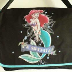 Ariel Little Mermaid Messenger Tote Bag New
