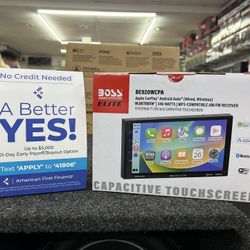 Boss Elite Wireless Apple Carplay, Android, Auto Touch Screen, Stereo System