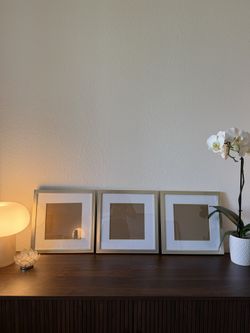 3 Matching Gold Frames