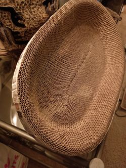 Cardboard Cat Scratcher & Launge Basket.