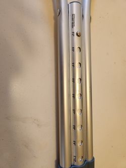 aluminum underarm crutches.