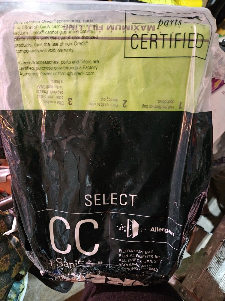 ORECK ALLERGEN VACUUM BAGS TYPE CC