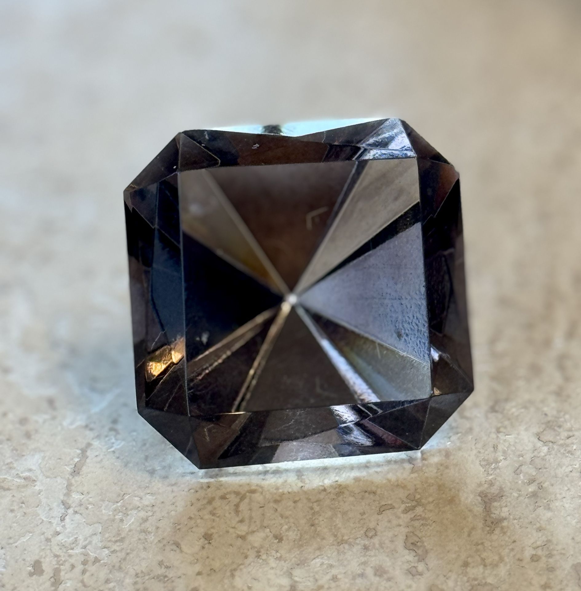 2 Inch SMOKEY GREY DIAMOND DECORATIONS