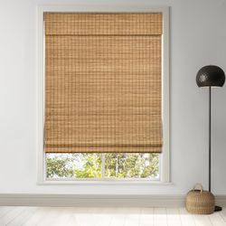 NEW 26.5 X 48 BAMBOO ROMAN SHADES