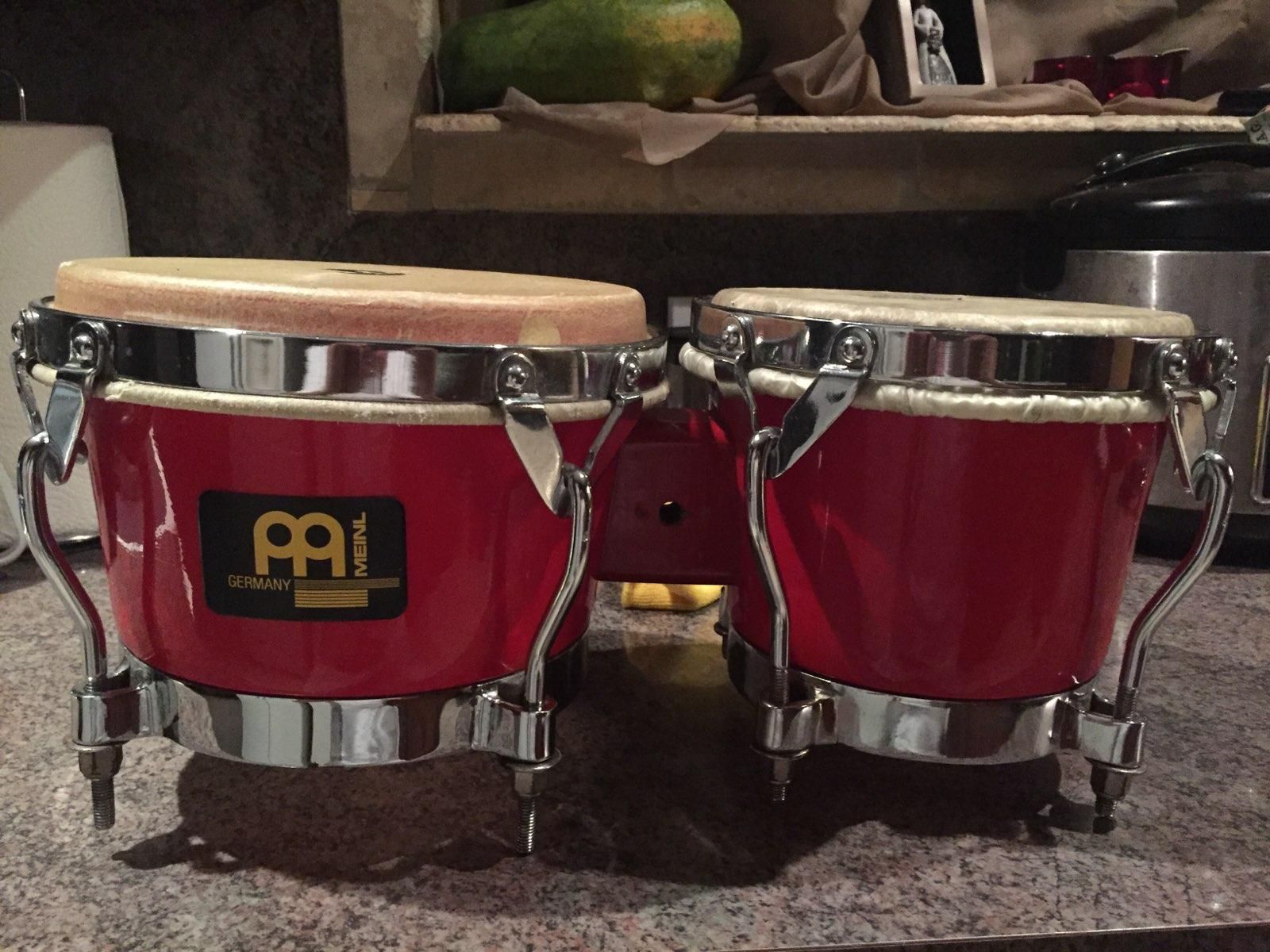 Red Meinl Fiberglass Bongos
