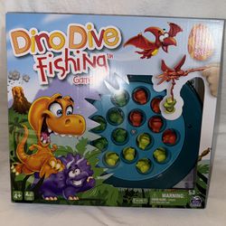 Dino Dive Fishing Game, Board Game for Kids Ages 4 and up