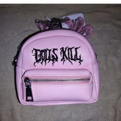 DollsKill Pink Mini Backpack 